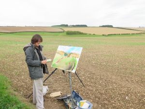 Plein air painting